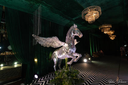 Photo-op and Ceiling — Sangeet decor — Alila Diwa Goa